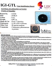 5.43 Ratti Natural Scapolite Cat's Eye with Govt. Lab Certified-(1221)